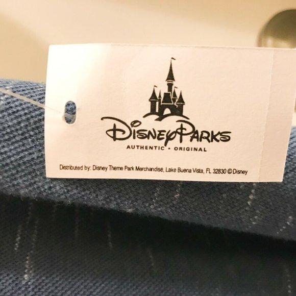 Mickey Mouse D Polo Shirt Disney Parks Denim Blue Womens Size 2X XXL Soft - Picture 10 of 10